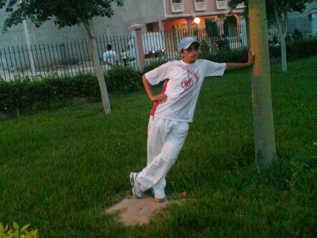 moi sur le jardin d'agdal